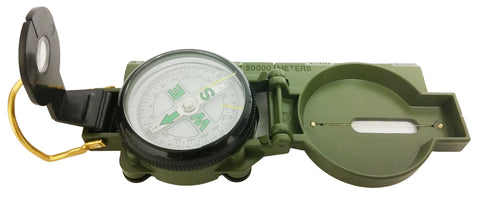 GSC International CP-FLD-10 Lensatic Military Compass, Pack of 10