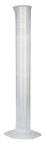 GSC International CYPP-100-PK Polypropylene Graduated Cylinder with Hex Base, 100ml Capacity, Pack of 12