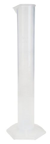 Polypropylene Graduated Cylinder with Hex Base, 50ml Capacity, Case of 120 by Go Science Crazy