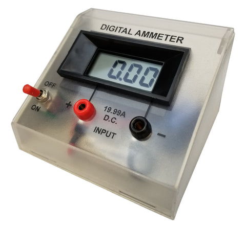 Ammeter Digital 0A to 19.99A