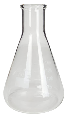 GSC International EF150-PK Erlenmeyer Flask, Standard Neck, 150ml, Pack of 12