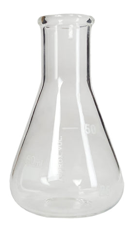 GSC International EF50-PK Erlenmeyer Flask, Standard Neck, 50ml, Pack of 12