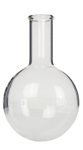 GSC International FRB500-CS Round-Bottom Boiling Flask, Standard Neck, 500ml, Case of 36