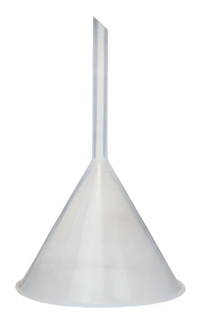 Utility Funnel, Polypropylene, 100mm Diameter Opening, Case of 144 by Go Science Crazy