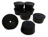 Rubber Stoppers, Size 10.5, 1-Hole. Pack 1-Pound.