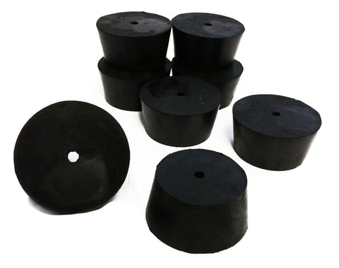 GSC International RS-10-1 Rubber Stoppers, Size 10, 1-Hole. Pack 1-Pound.