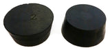 Rubber Stoppers, Size 12, Solid. Pack of 1-Pound.