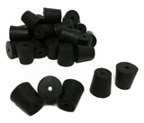 Rubber Stoppers, Size 3, 1-Hole. Case of 10-Pound.