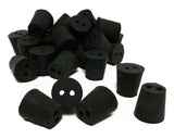 GSC International RS-3-2 Rubber Stoppers, Size 3, 2-Hole. Pack 1-Pound.