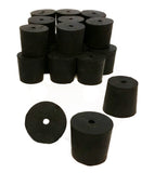 Rubber Stoppers, Size 5, 1-Hole. Case of10-Pound.