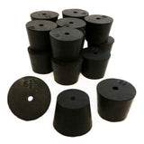 GSC International RS-6.5-1 Rubber Stoppers, Size 6.5, 1-Hole, 1-Pound Pack