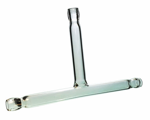 GSC International 2003-2 Glass Connecting Tube, T-Shaped, 9.5mm OD