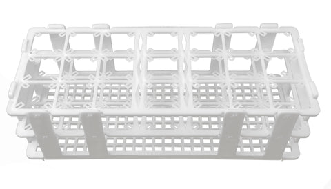 Test Tube Rack, 21-Hole Rack for up to 25mm Tubes, Pack of 10 by Go Science Crazy