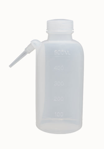 Wash Bottle, Graduated, Polyethylene, 500ml capacity.